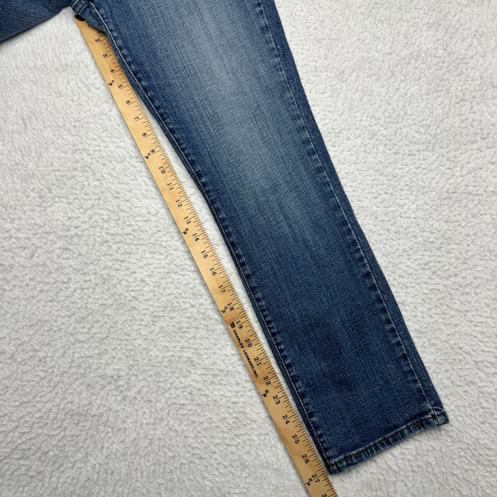 Levi Strauss Blue Denim Classic Mid-Rise Skinny Jeans Denim Pants Women's Size 8 - Picture 7 of 14